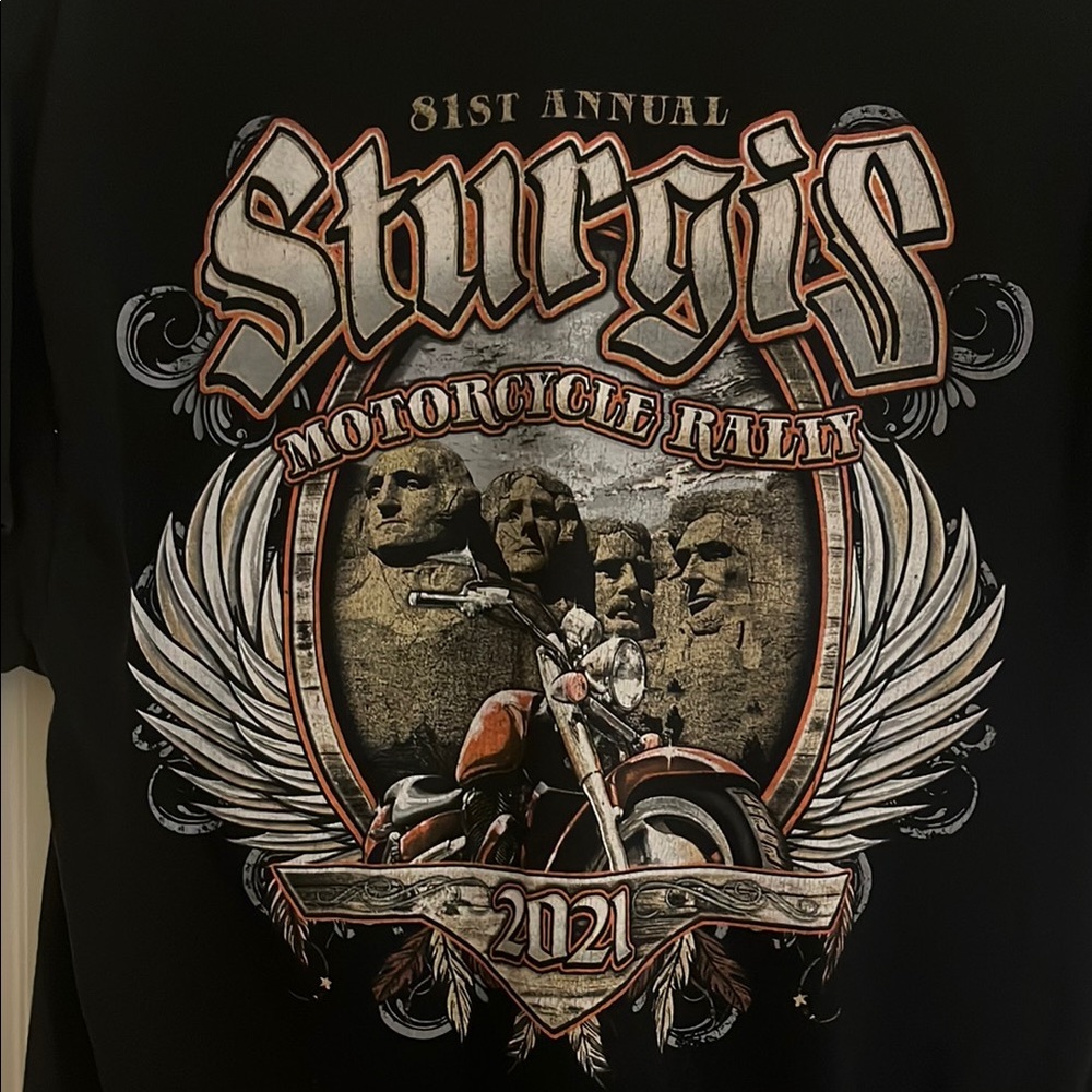 Sturgis 81st Annual Motorcycle Rally Tee, size XL